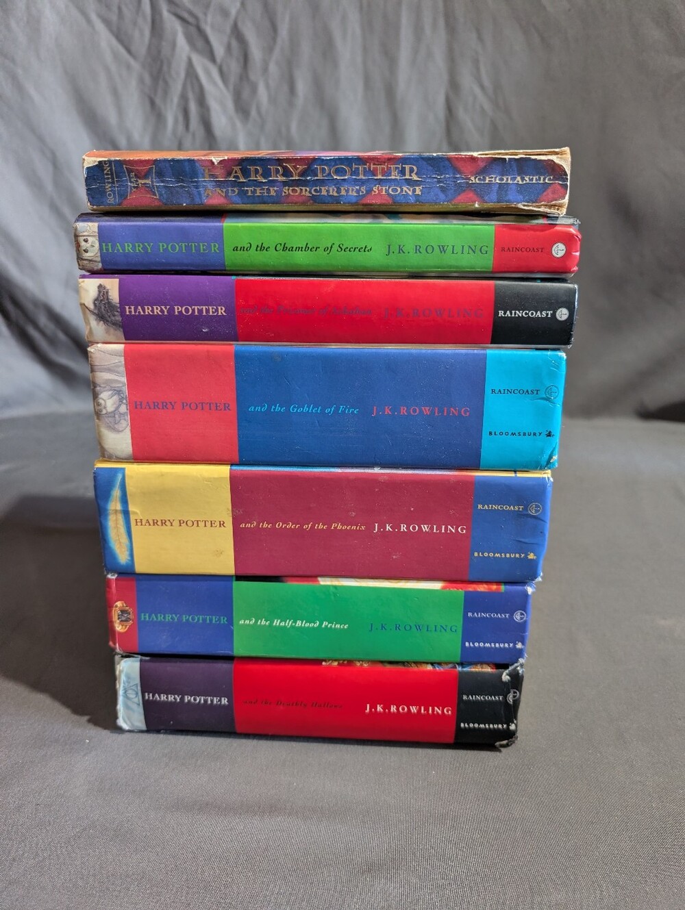 7 Harry Potter Books Complete Set 6 Hardcover  1 Paperback
